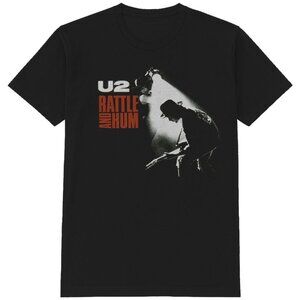 U2 Rattle And Hum Album Shirt Rock Band Music Graphic Tee Vintage Fan Unisex Tee